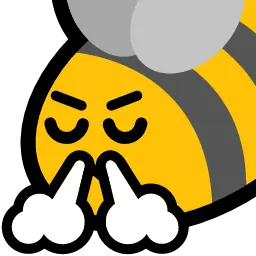 bee hmph emoji