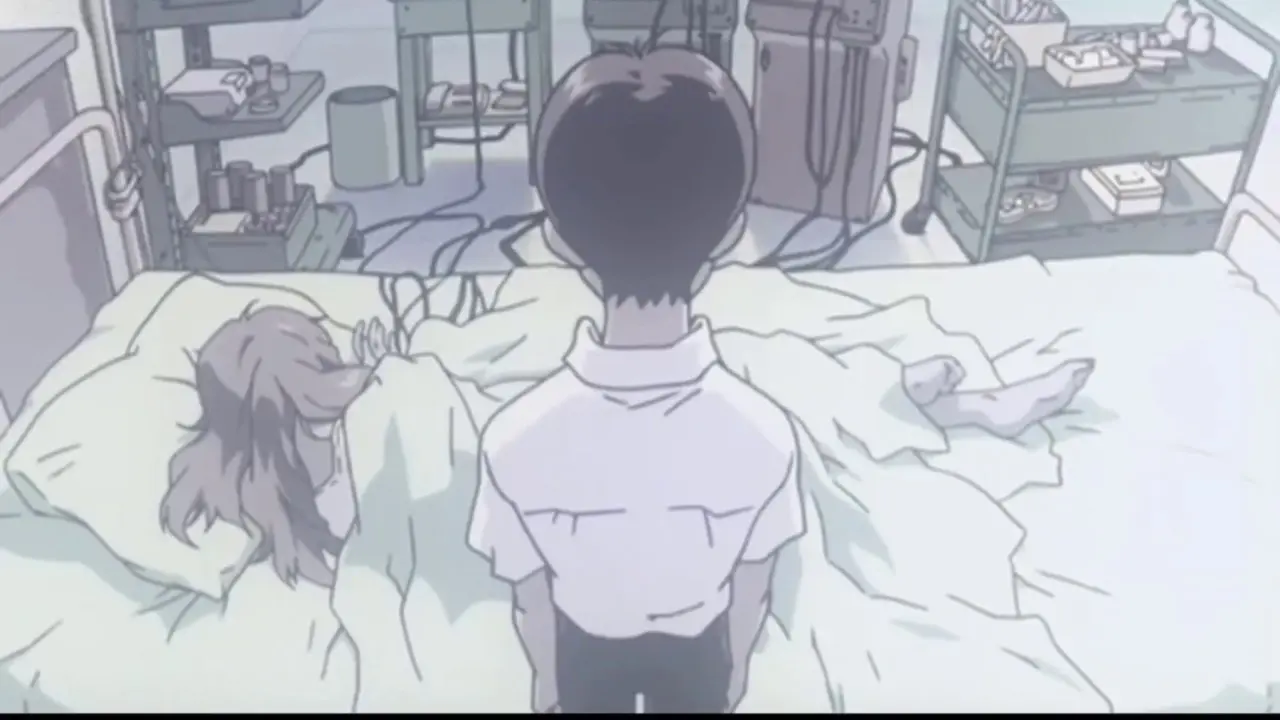 End of Evangelion hospital scene