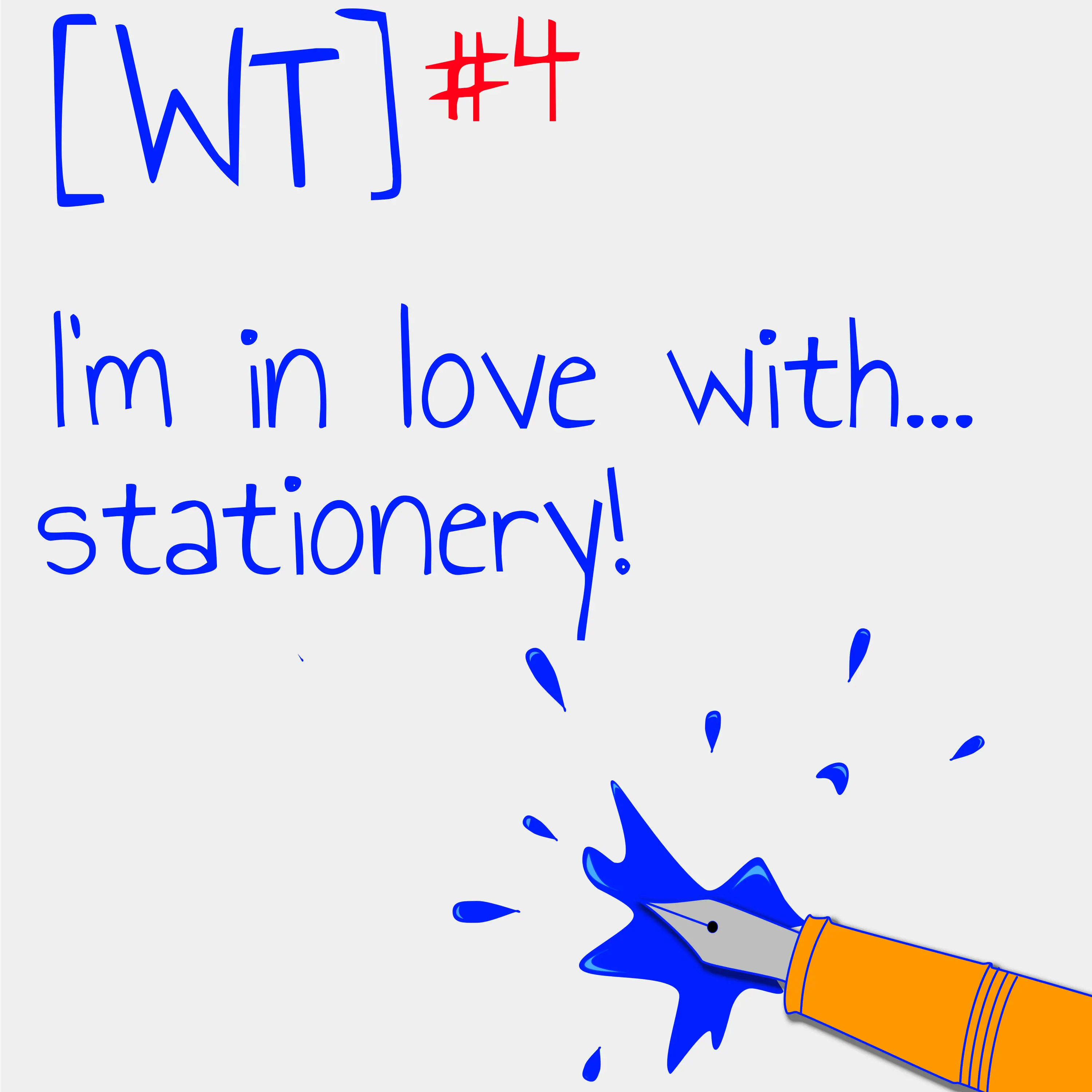 Weekly Thread 4: I'm in love with... stationary!