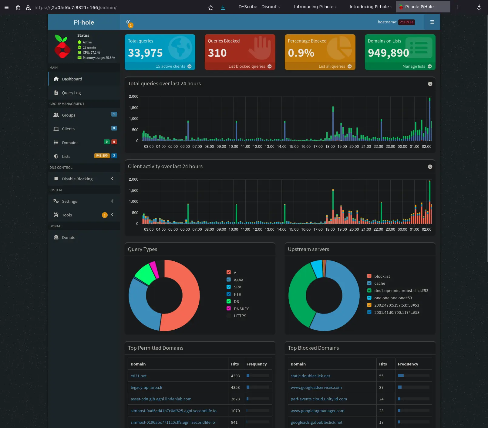 pihole v6 ui