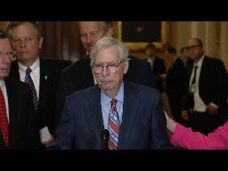 Watch: Sen. Mitch McConnell appears to freeze during presser
