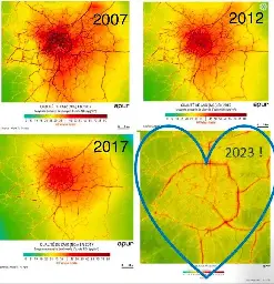 Paris air quality 2007-2023