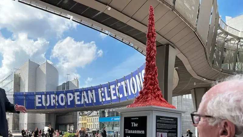 ‘Pillar of Shame’ Tiananmen memorial erected outside European Parliament | CNN