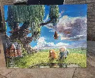 Adventure time themed canvas - by loes_ger (Oil Paint on Canvas)