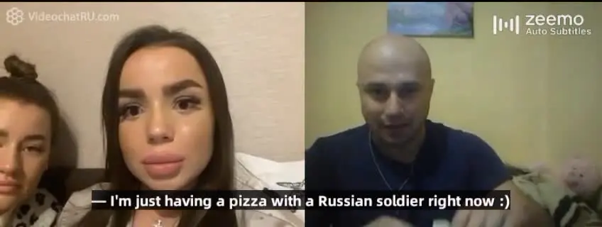 Brainwashed Russian thinks Ukrainians eat Russian soldiers