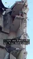 Russian soldiers loot apartments damaged by shelling and abandoned by civilians in Sievierodonetsk.