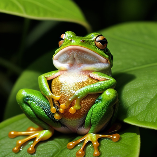 A Frog living blissfully, unaware of the concept of Capitalism