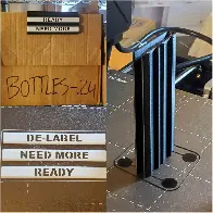 Bottle box label