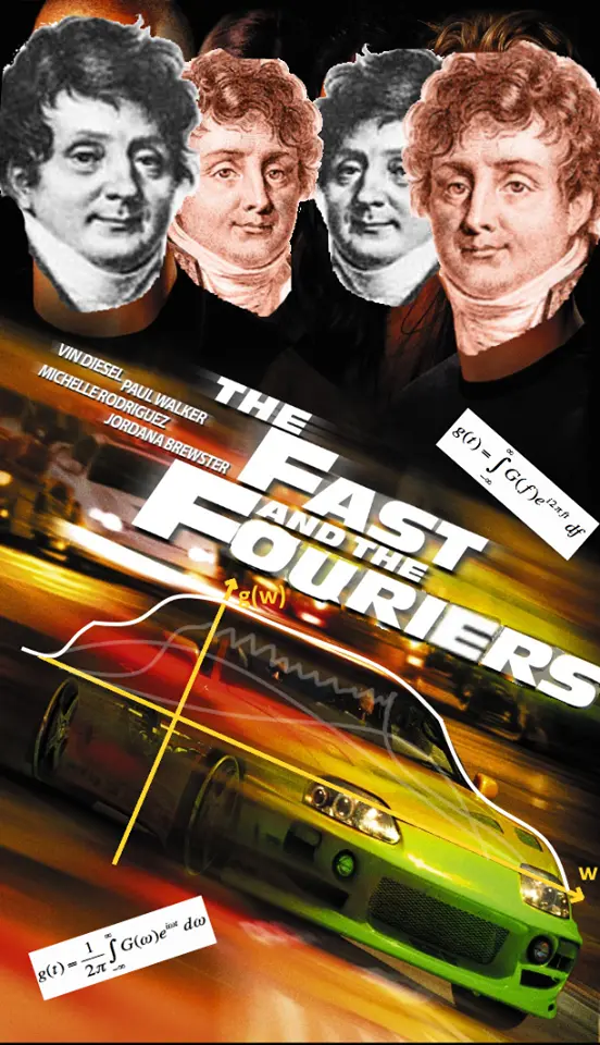 Movie poster of "The fast and the Fouriers"