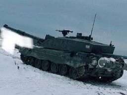 A Lonely Ukrainian Challenger 2 Tank In The Snow: A Symbol Of Disappointment ... And Hope