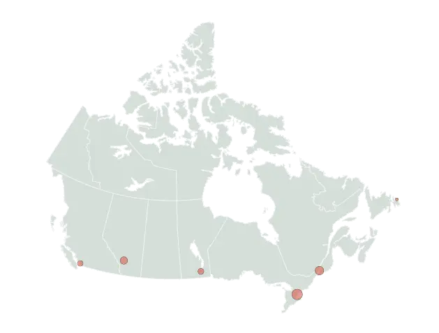 How many Canadian cities can you name? | cityquiz.io