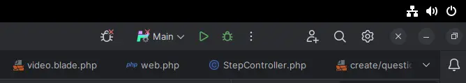 in phpstorm the window action buttons are on the right and in reverse order.