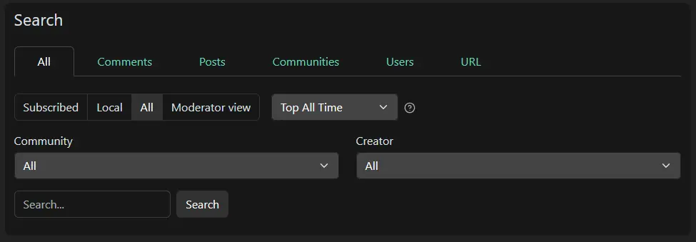 Search but with tabs for form select instead of button dropdown