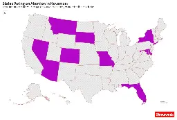 Map shows states that will vote on abortion rights in November