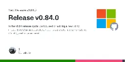 Release Release v0.84.0 · microsoft/PowerToys