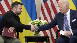 Biden apologizes to Zelenskyy for monthslong congressional holdup to weapons that let Russia gain