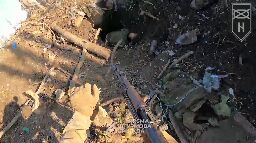Russians tried to false surrender. Russian - “we are surrendering, blyat”. Ukrainian - “so come out, blyat”. Russians then throw a grenade out of the dugout, but it was spotted before it killed anyone