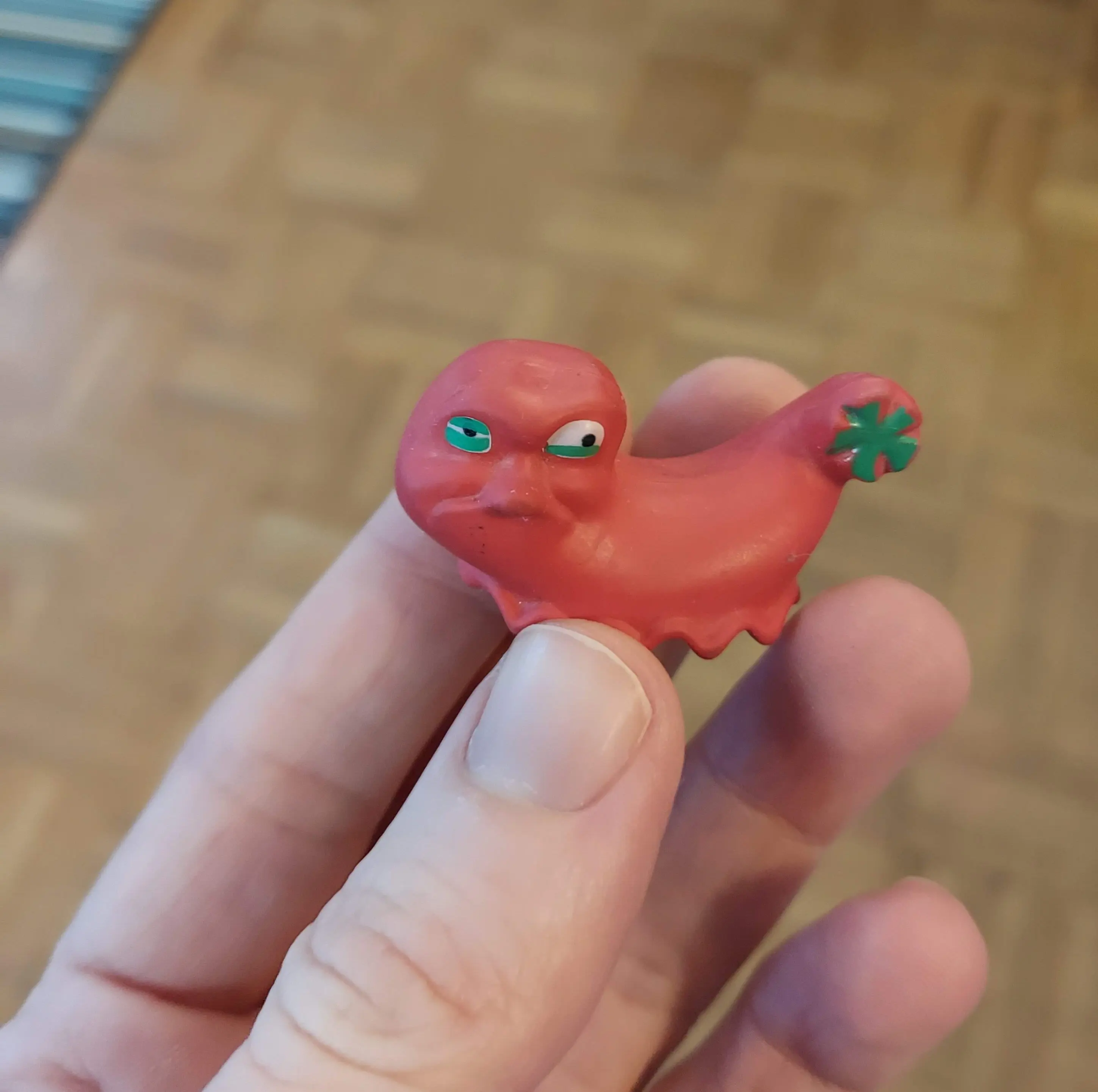 Look at this Kinder toy I got. What? How? Who?!