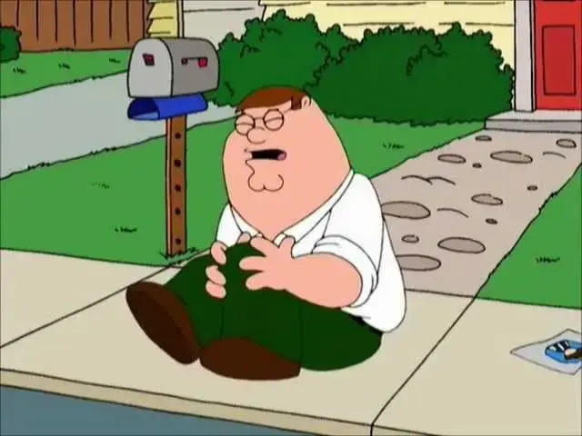 Peter Hurts His Knee :)