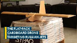 Ukraine's flat-pack cardboard drones destroying Russian jets