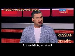 Propagandist is confused about Russia's goals