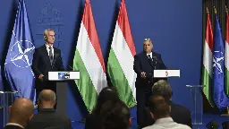 Hungary agrees not to veto NATO support to Ukraine as long as it's not forced to help out