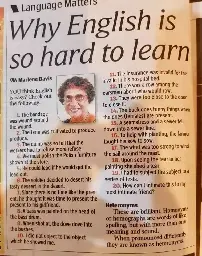 Why English Is So Hard To Learn - programming.dev